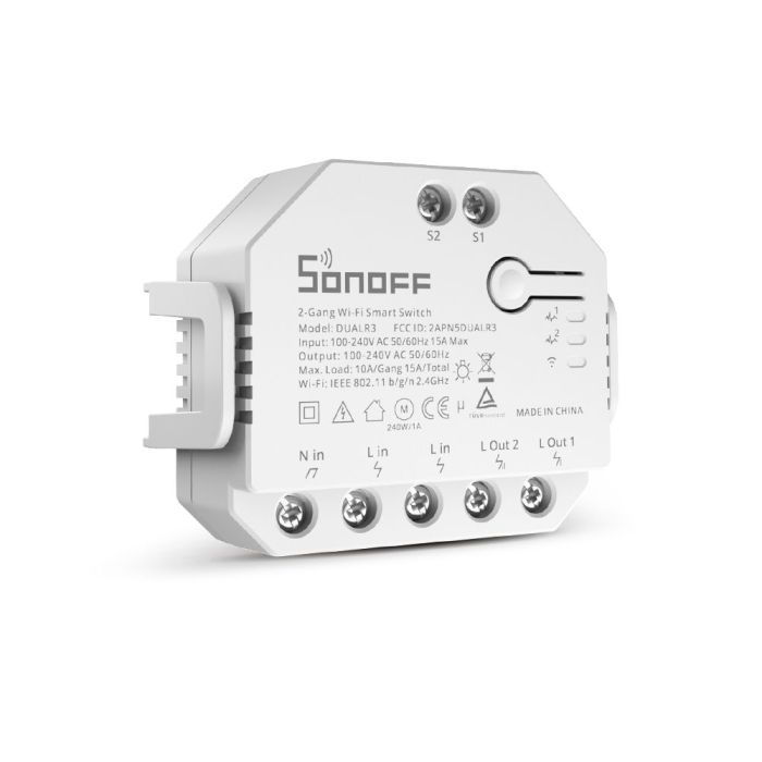 SONOFF pametno stikalo Wi-Fi 2-kanalni, nadzor motorja za rolete DUAL3