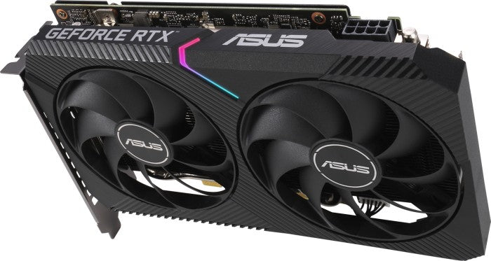 Grafična kartica ASUS GeForce RTX 3060 Ti DUAL OC V2 MINI, 8GB GDDR6, PCI-E 4.0