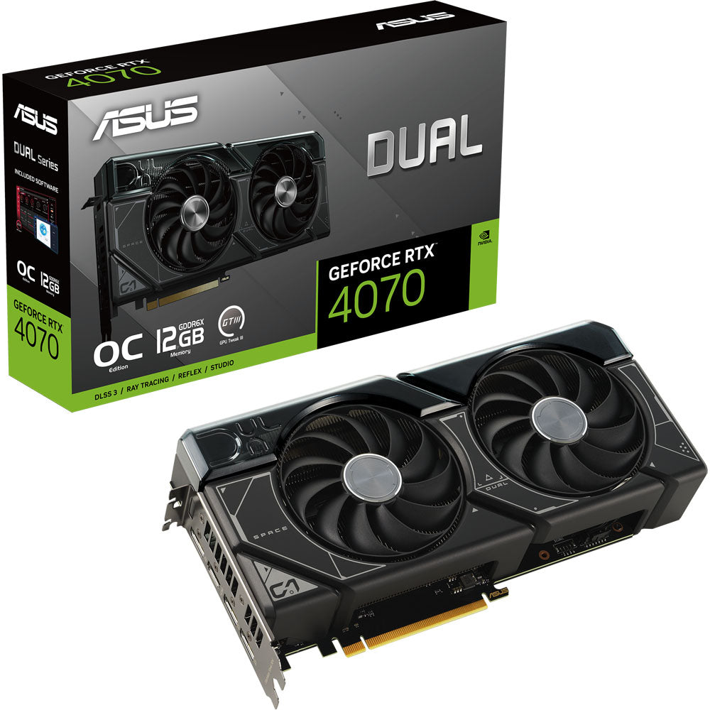 Grafična kartica ASUS GeForce RTX 4070 DUAL OC, 12GB GDDR6X, PCI-E 4.0
