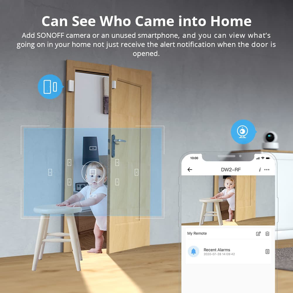 SONOFF senzor za vrata in okna 433MHz RF