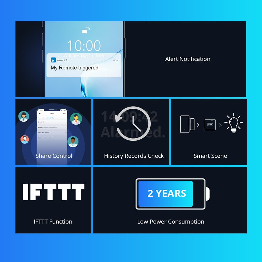 SONOFF senzor za vrata in okna 433MHz RF