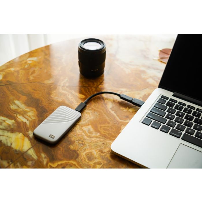 WD 1TB My Passport SSD Grey NVMe USB 3.2 zunanji SSD disk