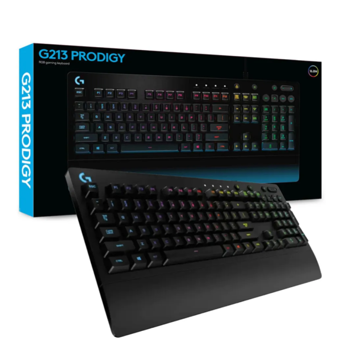 Logitech Gaming USB tipkovnica G213 Prodigy, SLO gravura