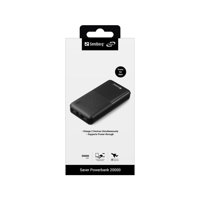 Sandberg Saver Powerbank 20000 mAh prenosna baterija