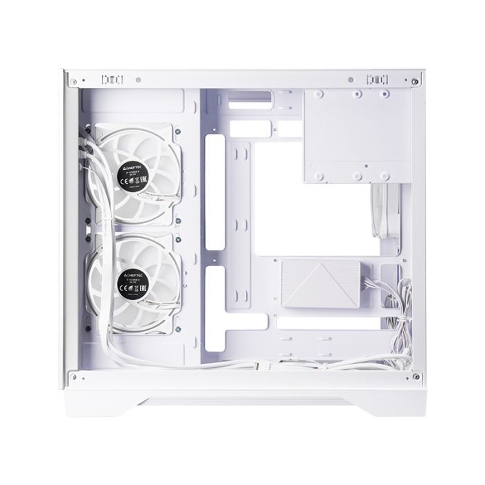 Chieftec VISIO USB3.2 Gen2 ATX A-RGB ohišje, belo