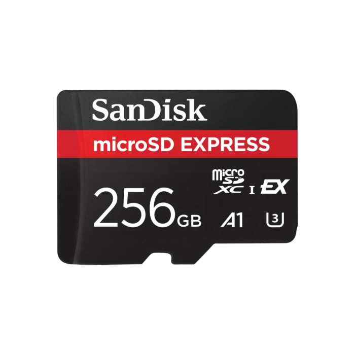 SanDisk 256GB Express NVMe UHS-I microSDXC kartica