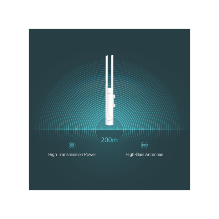 TP-LINK 300Mbps 2×2 MIMO Wireless N zunanja dostopna točka (IP65)