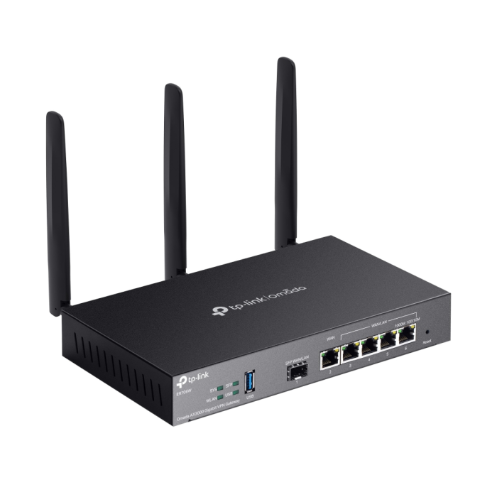 TP-LINK Omada ER706W AX3000 Gigabit Wi-Fi 6 VPN usmerjevalnik