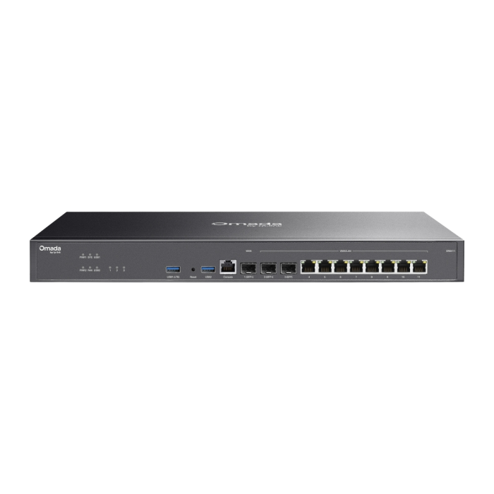 TP-LINK Omada ER8411 19" rack Enterprise 10G VPN usmerjevalnik