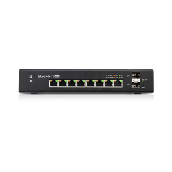 Ubiquiti EdgeSwitch8 150W Managed PoE+ Gigabit stikalo s SFP