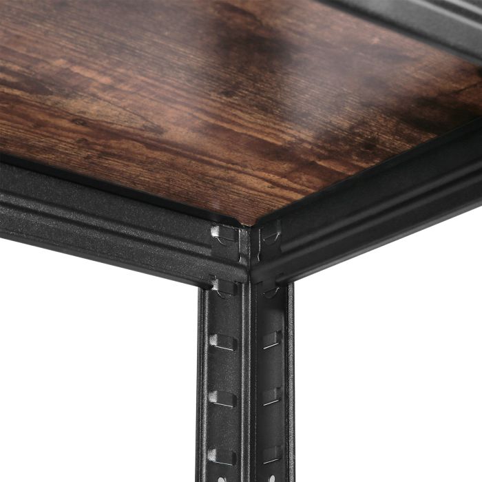 SONGMICS Regal 30 x 75 x 150 cm rjavo-črna, GLR030B01