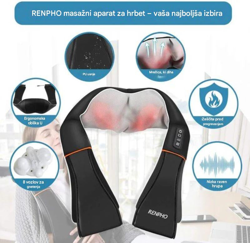 RENPHO Masažer za vrat in ramena U-Neck 1