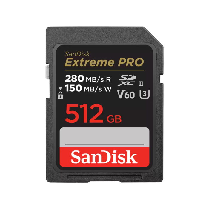 SanDisk 512GB Extreme PRO SDXC UHS-II spominska kartica