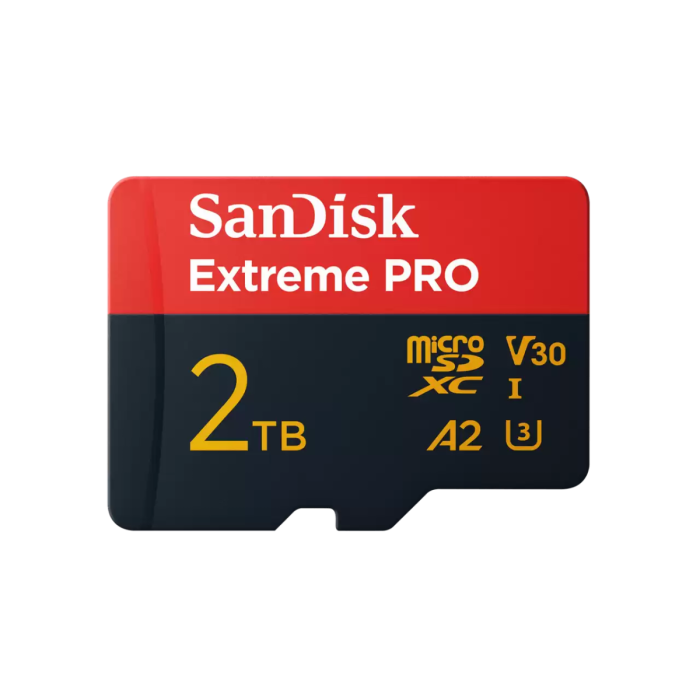 SanDisk 2TB Extreme PRO microSDXC UHS-I spominska kartica z adapterjem