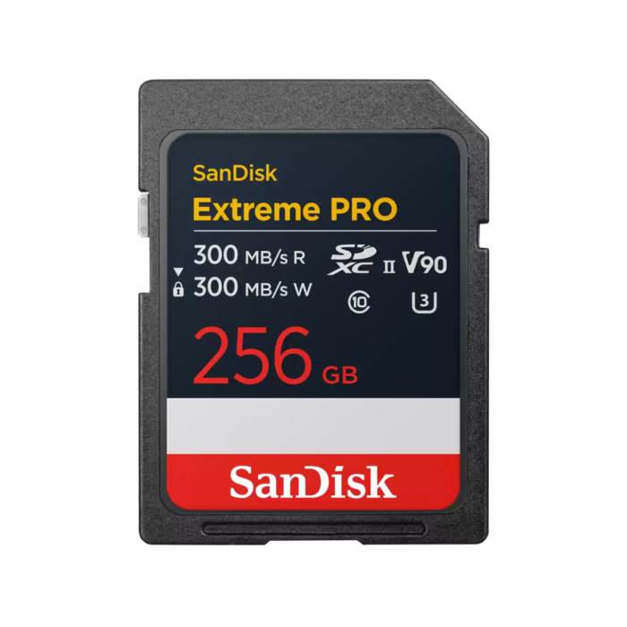 SanDisk 256GB Extreme PRO SD UHS-II V90 spominska kartica