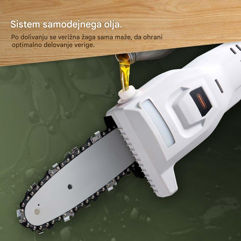 VonHaus Brezžična teleskopska verižna žaga 3519007
