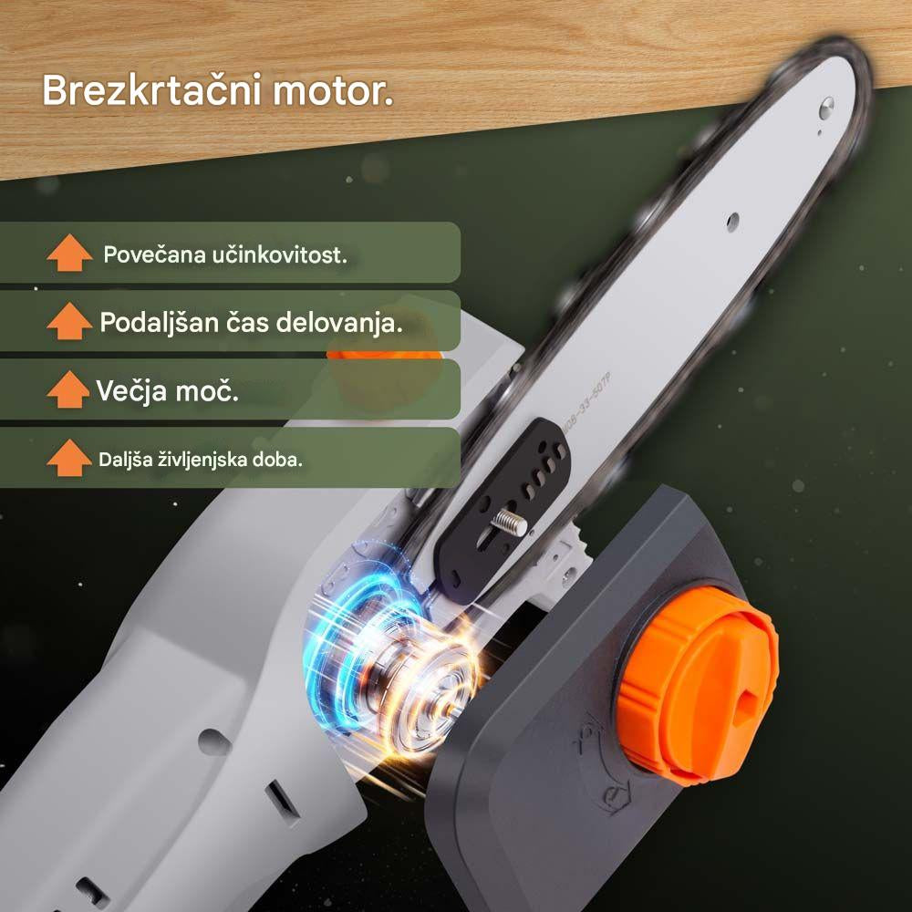 VonHaus Brezžična teleskopska verižna žaga 3519007