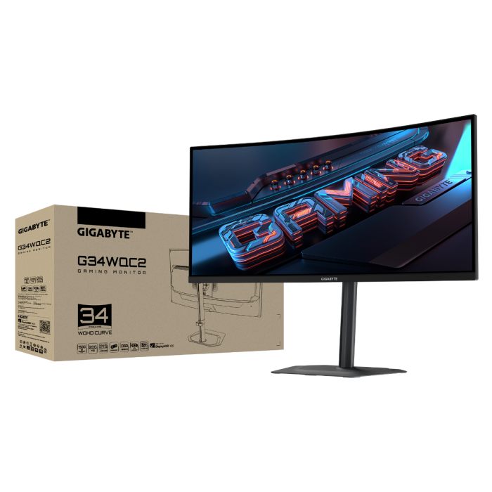 GIGABYTE G34WQC2 34" VA WQHD, 1ms, 200Hz gaming monitor