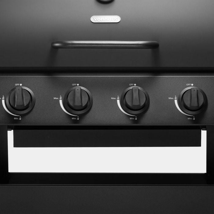 VonHaus Plinski žar 4/1 črn 2500933