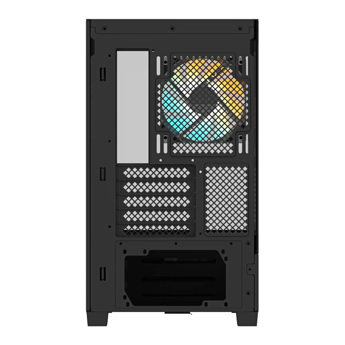 Gigabyte C201 PANORAMIC ATX RGB osvetljeno ohišje, črno