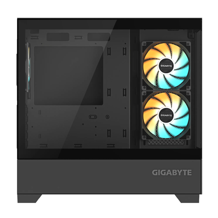 Gigabyte C201 PANORAMIC ATX RGB osvetljeno ohišje, črno