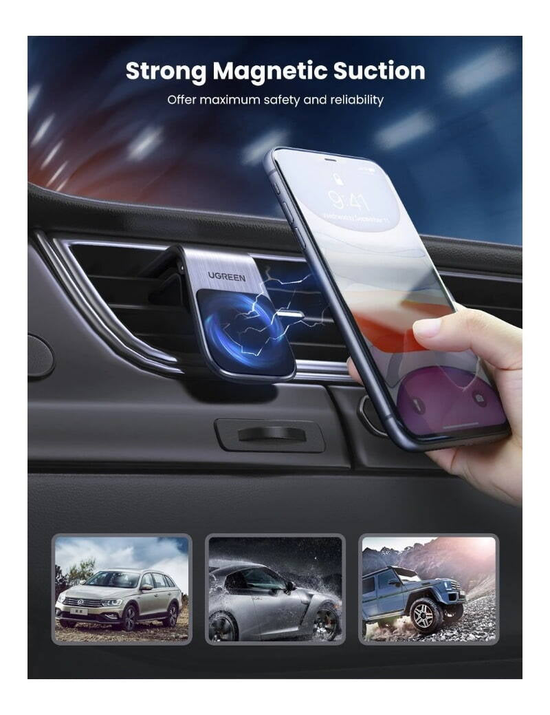 Ugreen magnetno avtomobilsko držalo za telefon 80712B