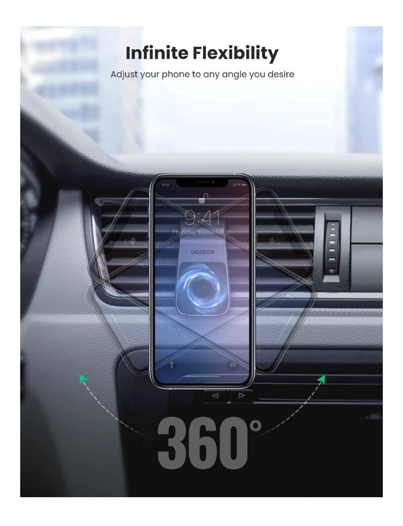 Ugreen magnetno avtomobilsko držalo za telefon 80712B