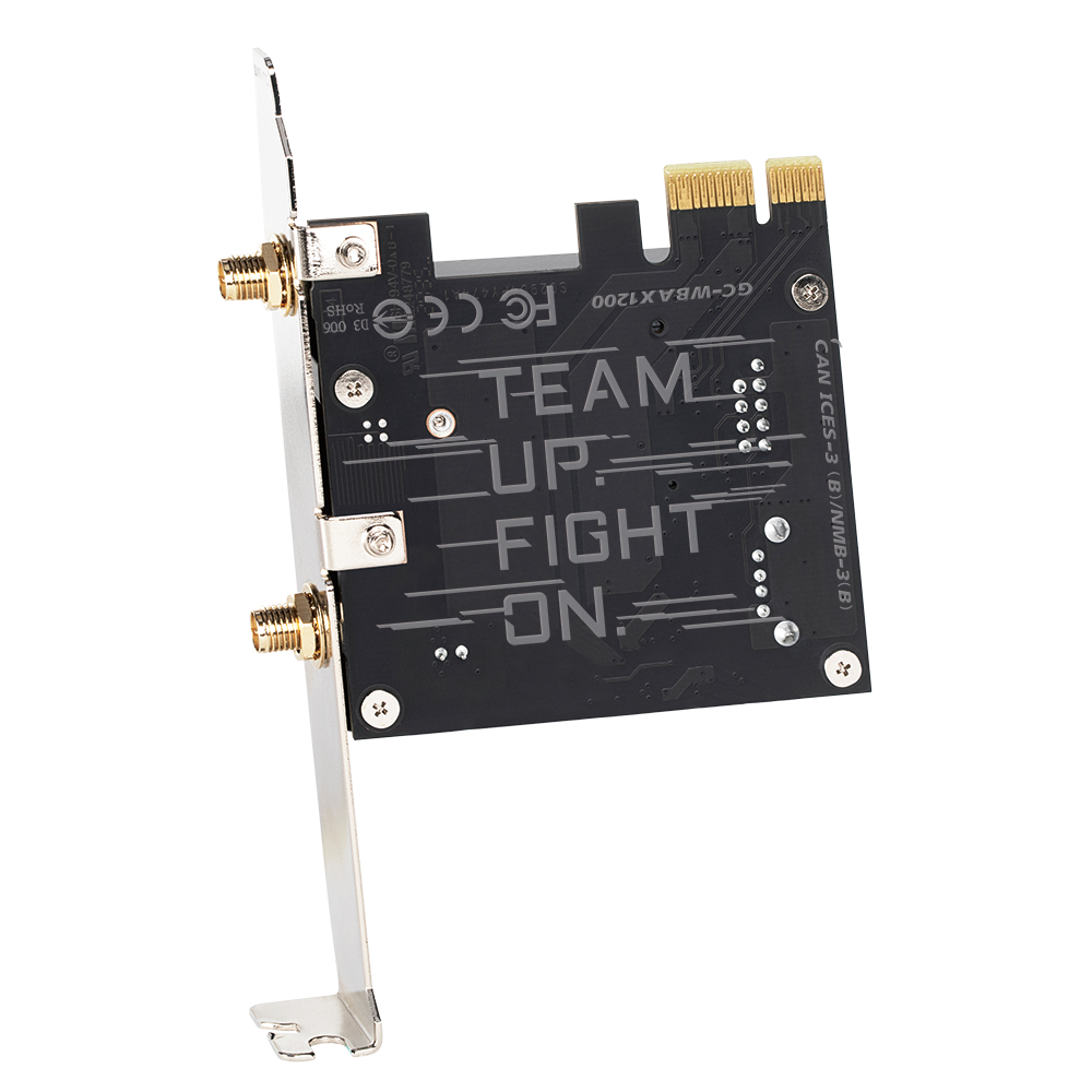 GIGABYTE WBAX1200 2Tx2R 802.11.acR2+ax Dual Band WIFI 6E + BLUETOOTH 5.2 PCI-E kartica