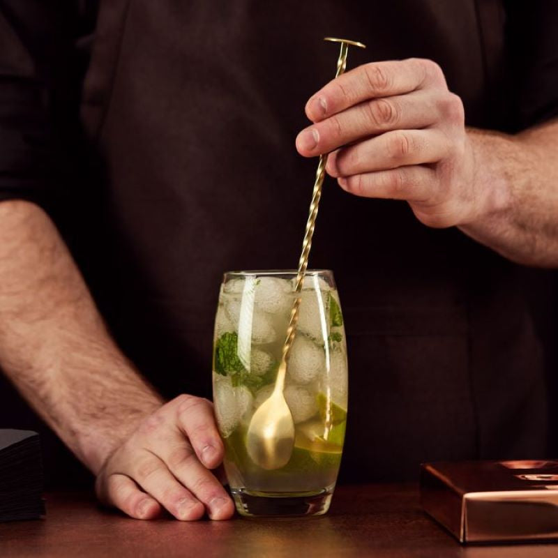 VonShef 6 delni zlati set za koktajle