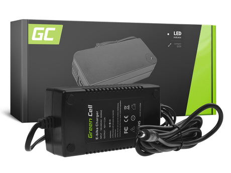 Green Cell polnilec 42V 2A (5.5*2.1mm) za E-BIKE 36V