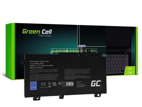 Green Cell Baterija B31N1726 za Asus TUF Gaming FX504 FX504G FX505 FX505D FX505G A15 FA506 A17 FA706