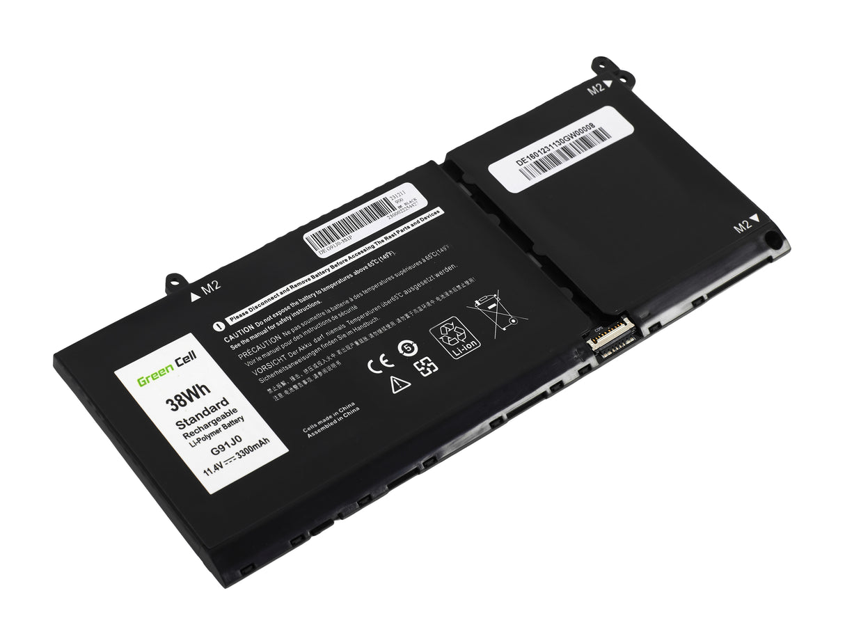 Green Cell Baterija G91J0 za Dell Latitude 3320 3330 3520 Inspiron 15 3511 3525 5510