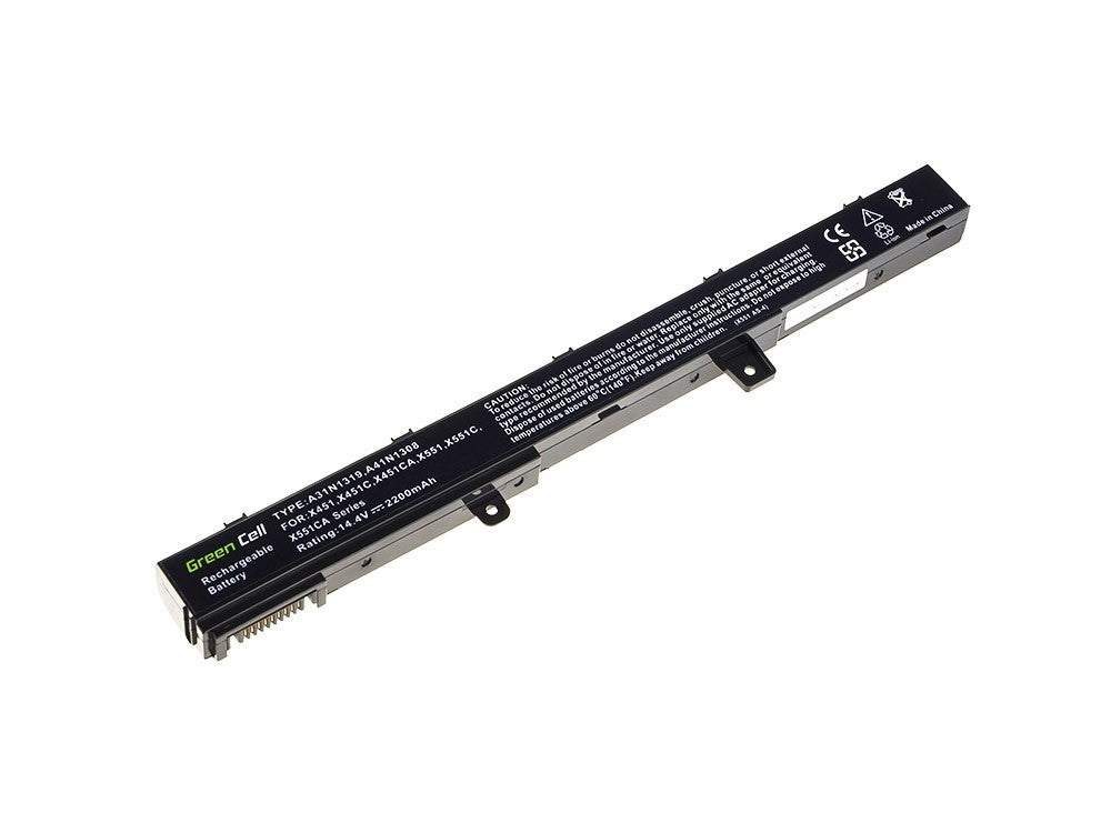 Green Cell Baterija A31N1319 A41N1308 za Asus X551 X551C X551CA X551M X551MA X551MAV F551 F551C F551M R512C R512CA R553L
