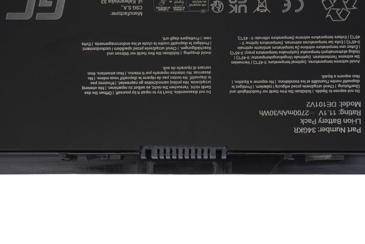 Green Cell baterija 34GKR F38HT za Dell Latitude E7440