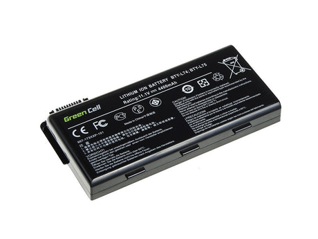 Green Cell baterija BTY-L74 BTY-L75 za MSI CR500 CR600 CR610 CR620 CR630 CR700 CR720 CX500 CX600 CX620 CX700