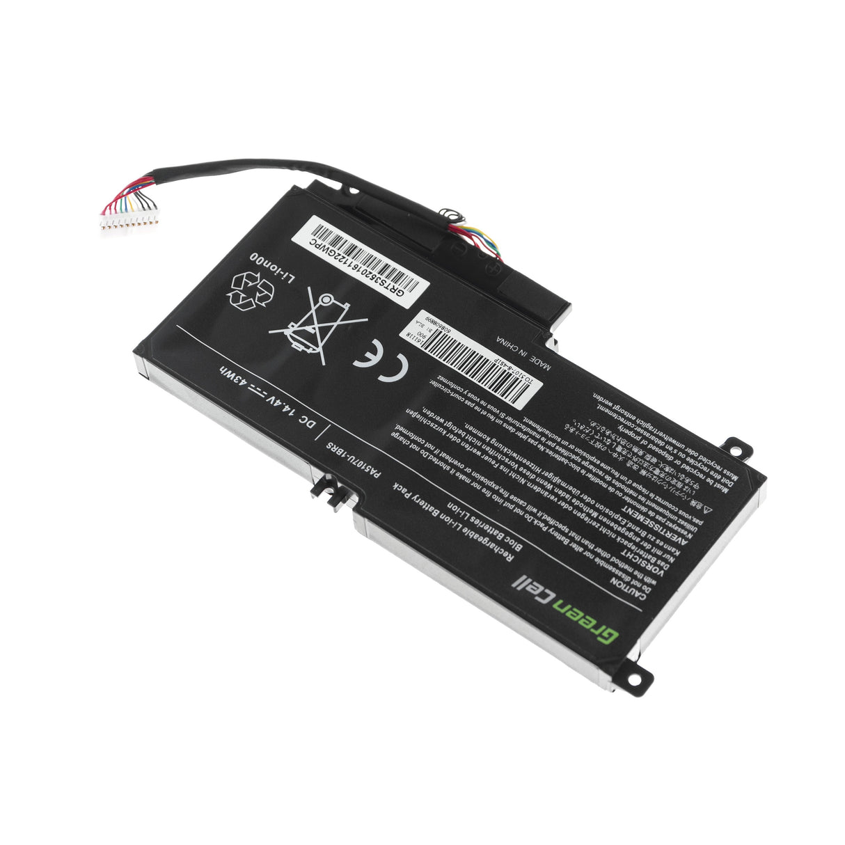 Green Cell baterija PA5107U-1BRS za Toshiba Satellite L50-A L50-A-19N L50-A-1EK L50-A-1F8 L50D-A P50-A L50t-A S50-A