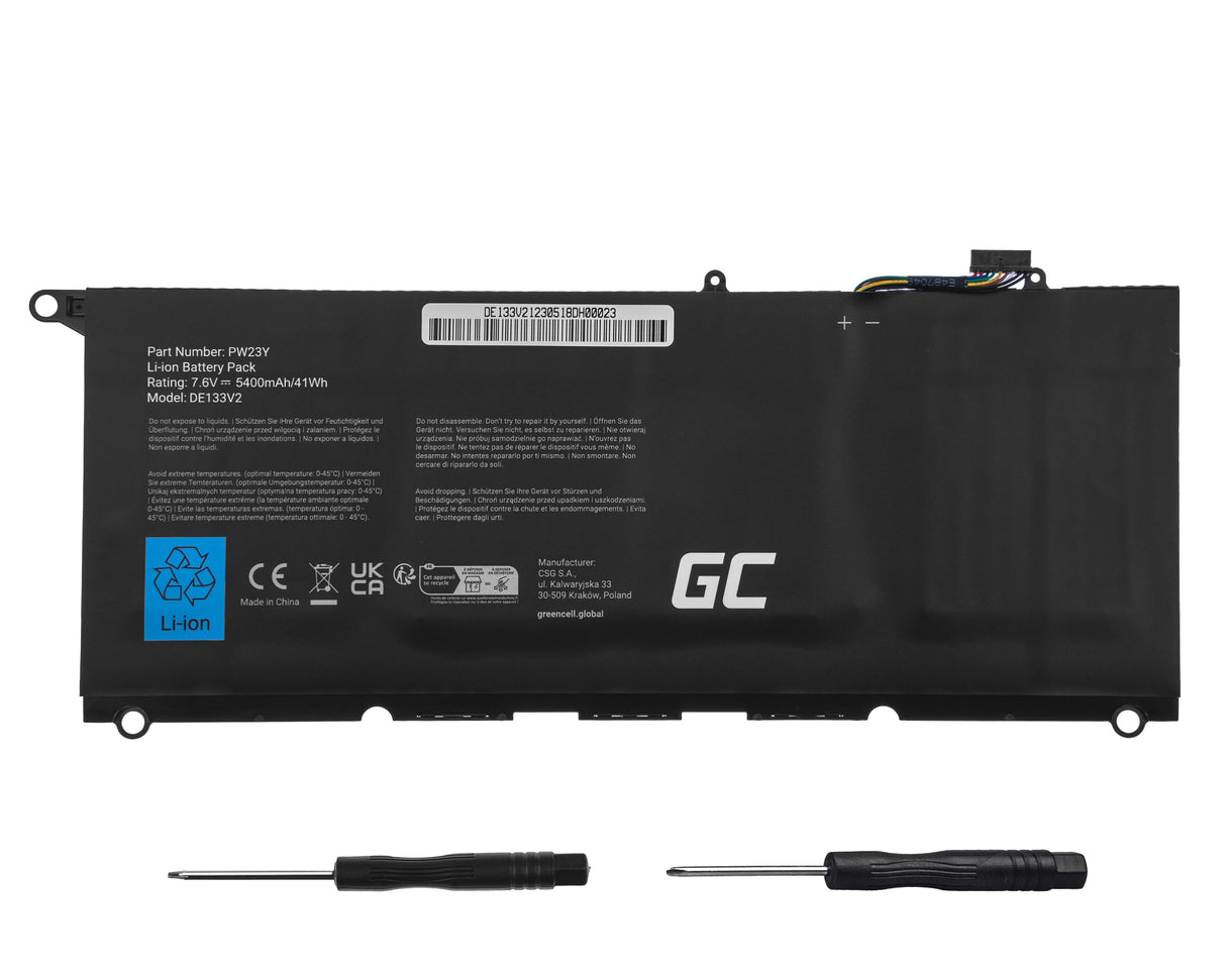 Green Cell baterija PW23Y za Dell XPS 13 9360