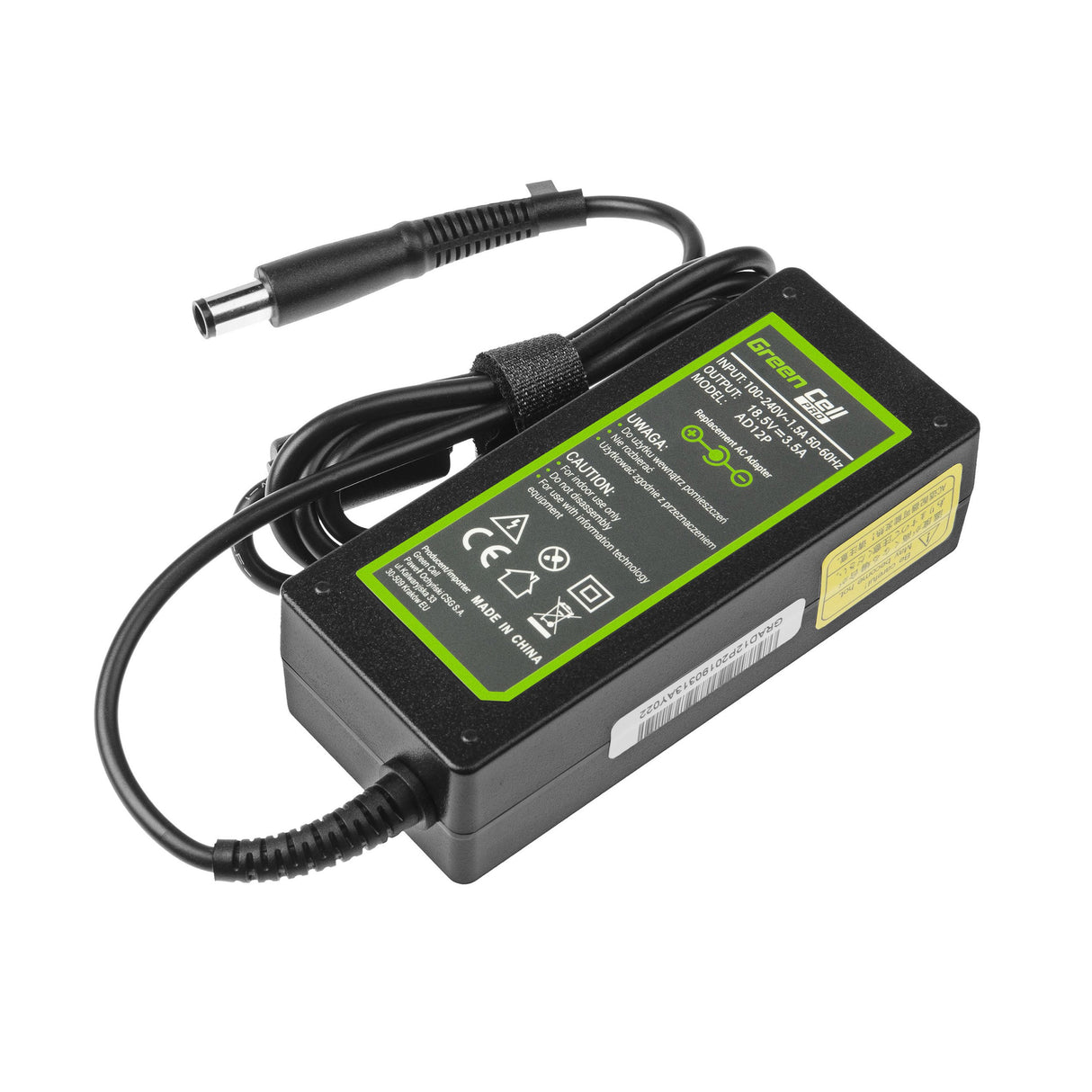 Green Cell PRO polnilec / AC Adapter 18.5V 3.5A 65W za HP 250 G1 255 G1 ProBook 450 G2 455 G2 Compaq Presario CQ56 CQ57 CQ58