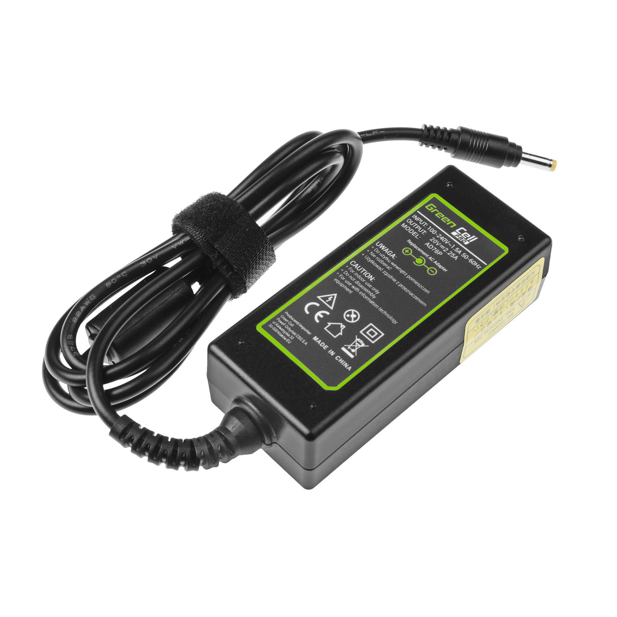Green Cell PRO polnilec / AC Adapter 20V 2.25A 45W za Lenovo IdeaPad 110 110-15 100-15IBY 110-15IBR 320-15ISK 320-15AST