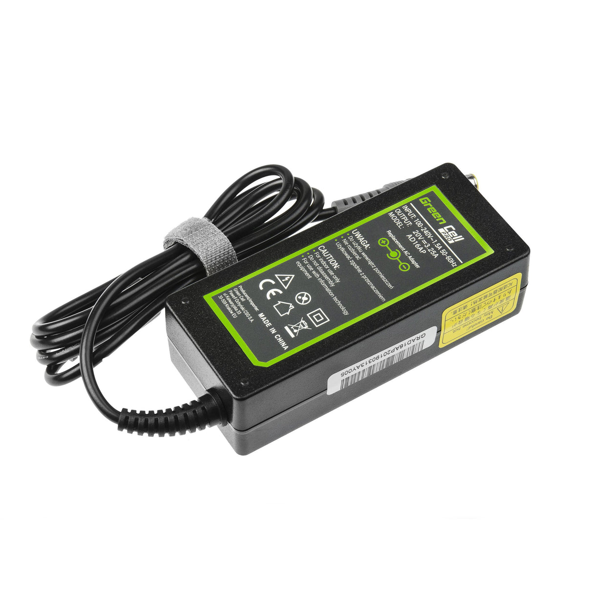 Green Cell PRO polnilec / AC Adapter 20V 3.25A 65W za Lenovo B580 B590 ThinkPad T400 T410 T420 T430 T430s T60 T61 X201 X220 X230