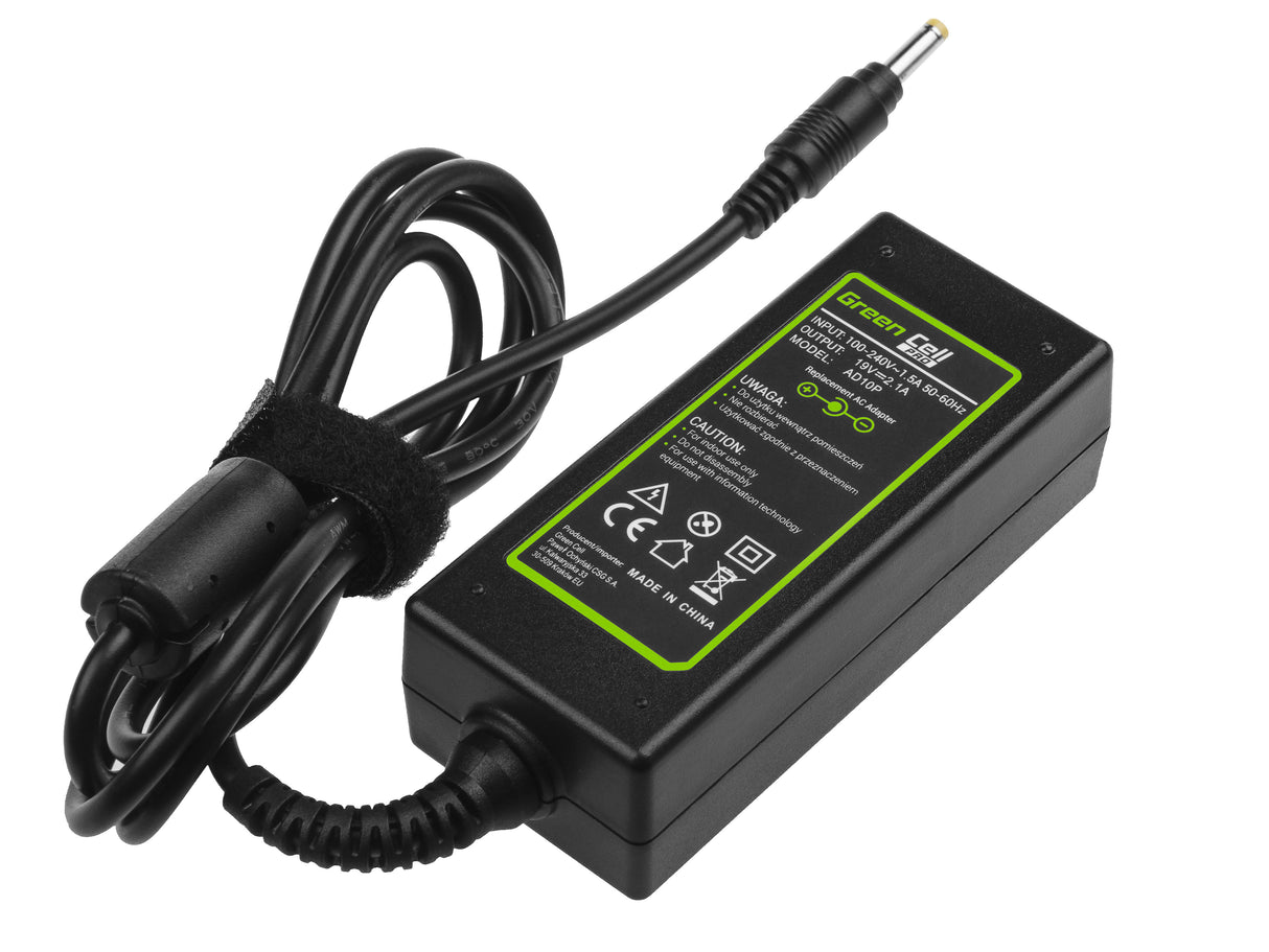 Green Cell PRO polnilec / AC Adapter 19V 2.1A 40W za HP Mini 110 210 Compaq Mini CQ10