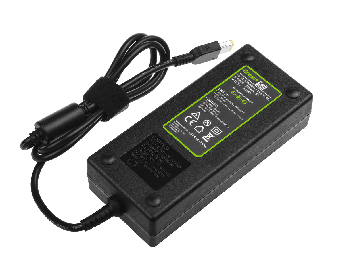 Green Cell PRO polnilec / AC Adapter 20V 6.75A 135W za Lenovo IdeaPad Gaming L340-15 L340-17 15ARH05 15IMH05 Legion Y520 Y530