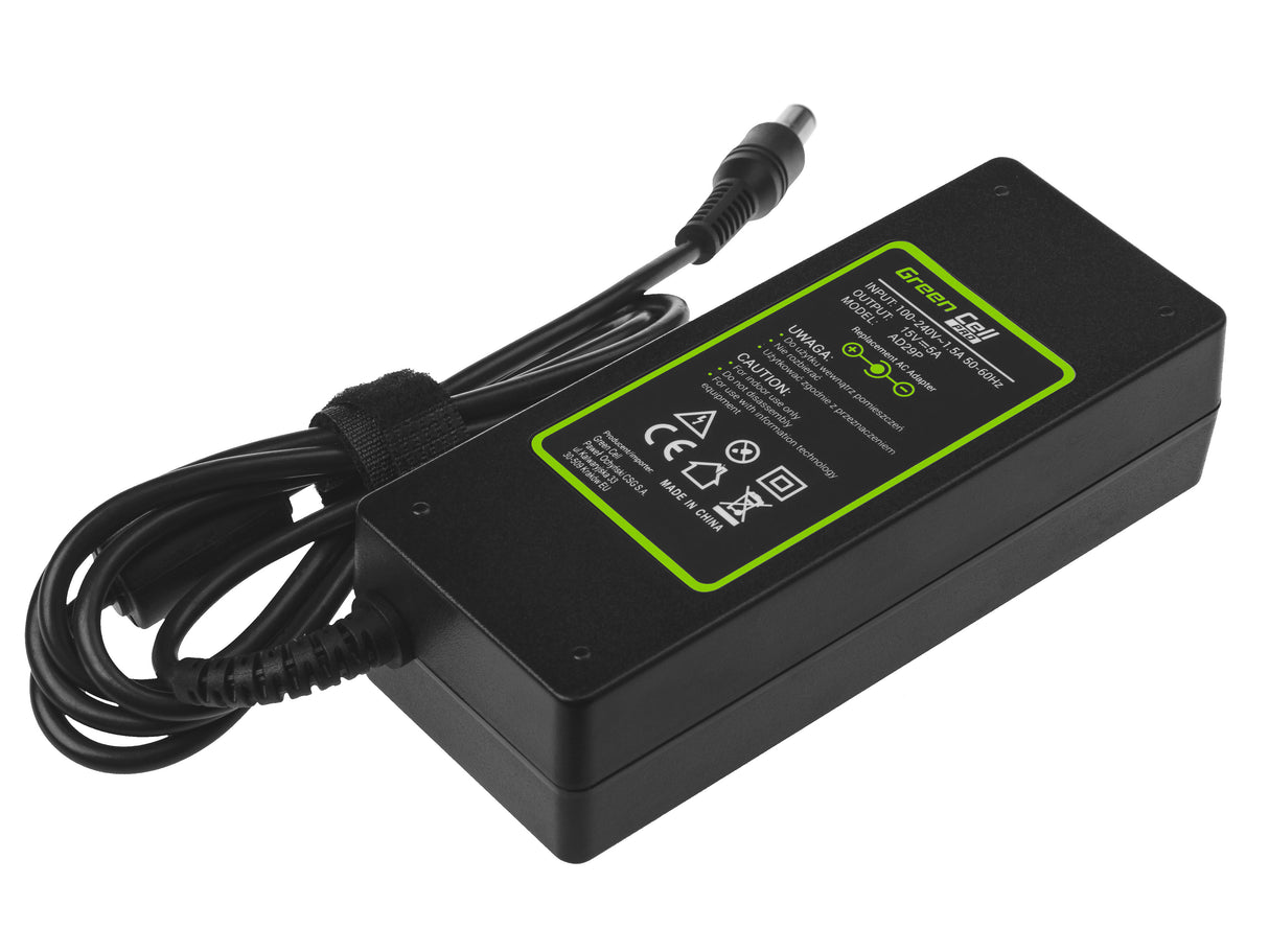 Green Cell PRO polnilec / AC Adapter 15V 5A 75W za Toshiba Tecra A10 A11 M11 Satellite A100 P100 Pro S500