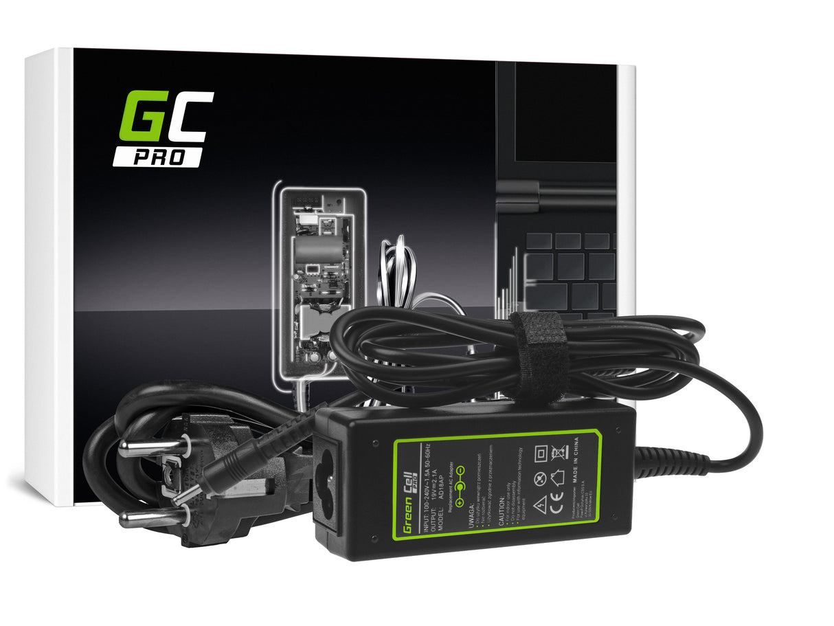 Green Cell PRO polnilec / AC Adapter 19V 2.1A 40W za Samsung 530U NP530U3B NP530U3C 535U NP535U3C NP540U3C NP900X3C NP905S3G