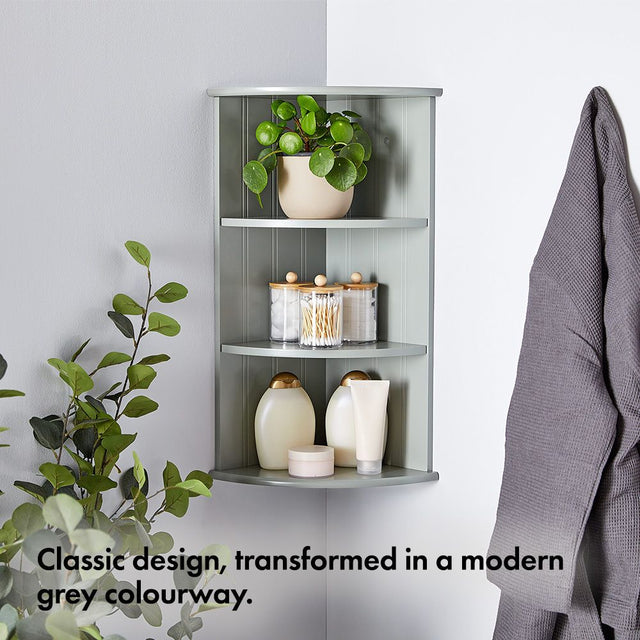 VonHaus siva kotna polica Shrewsbury