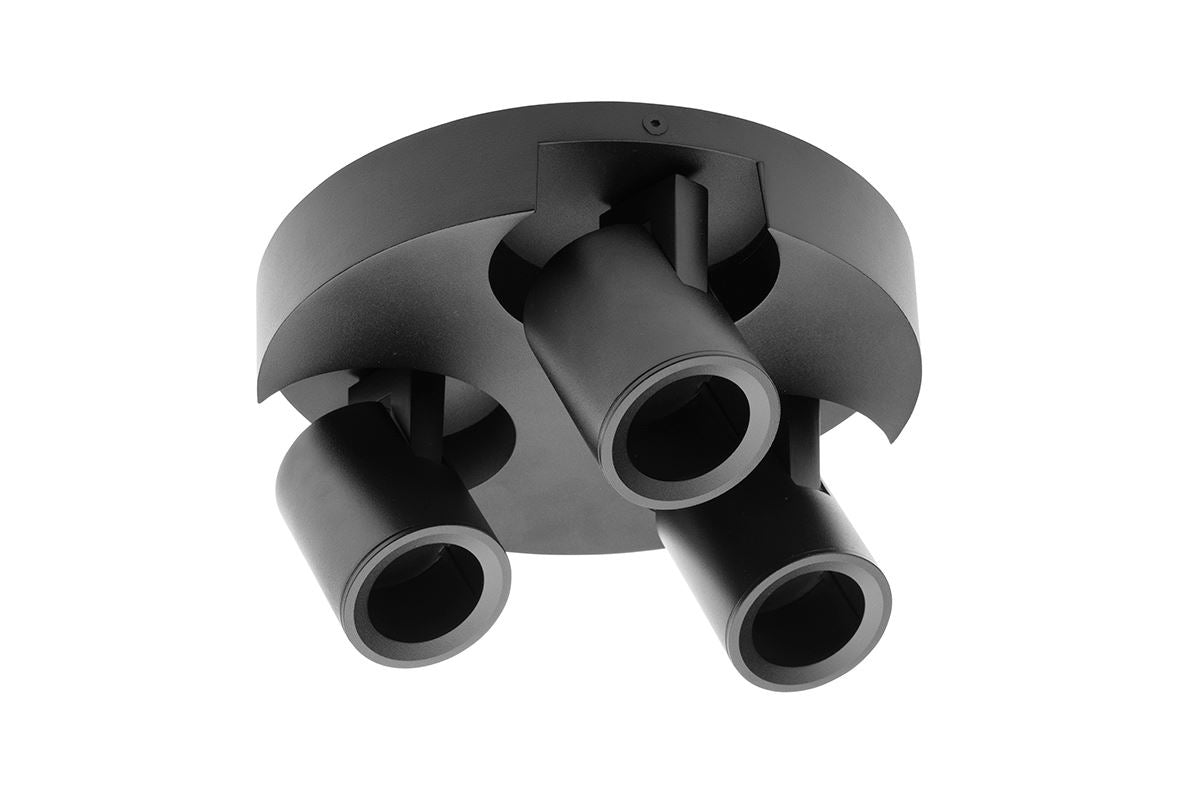 GTV reflektorska svetilka BLINK 3xGU10 220V, črna