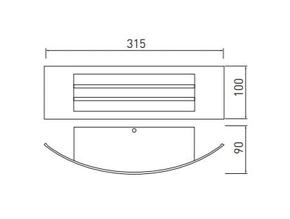 GTV zunanja stenska svetilka ASTRIT 1x E27 230V IP54