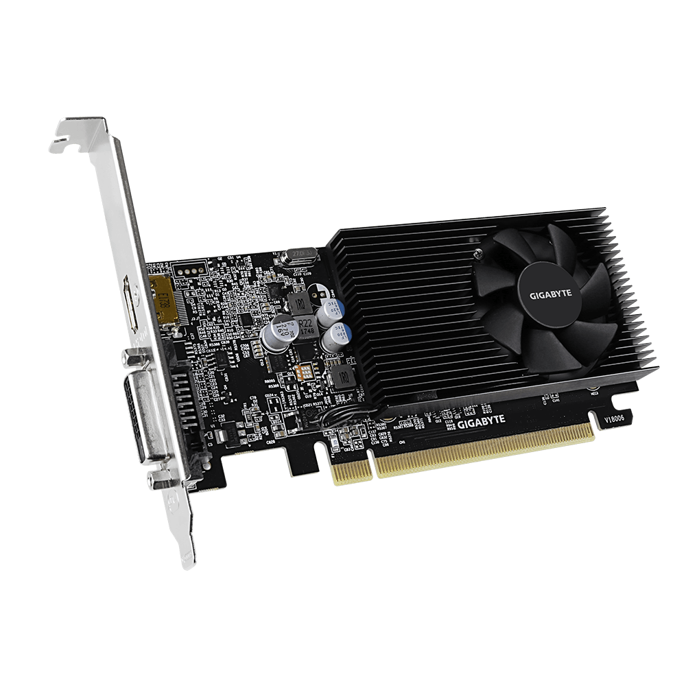 Grafična kartica GIGABYTE GeForce GT 1030, 2GB GDDR4, PCI-E 2.0
