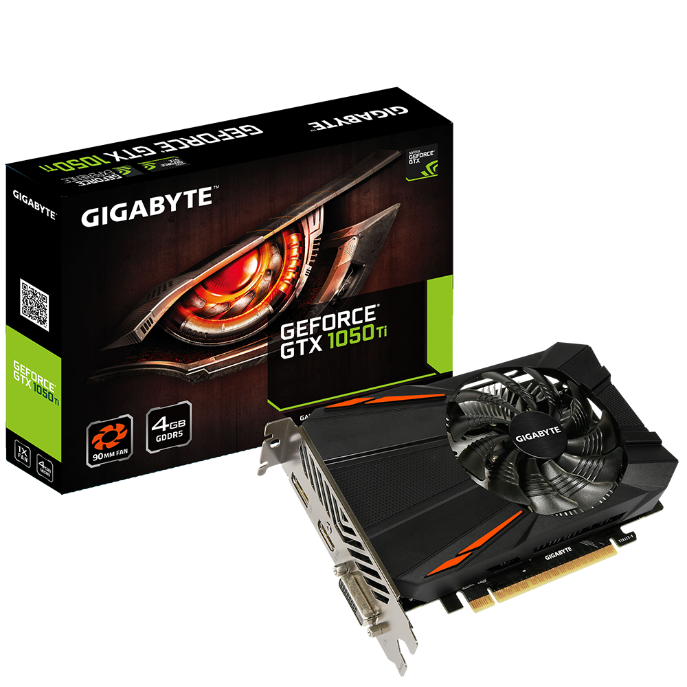 Grafična kartica GIGABYTE GeForce GTX 1050 Ti D5 4G, 4GB GDDR5, PCI-E 3.0