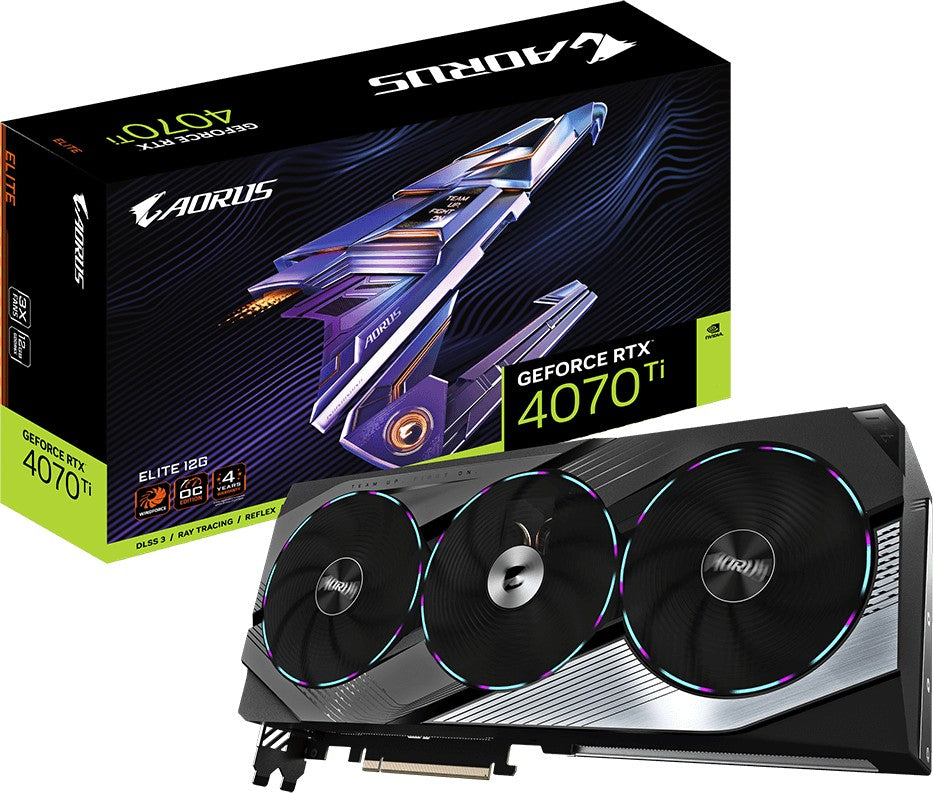 Grafična kartica GIGABYTE GeForce RTX 4070 Ti ELITE 12G, 12GB GDDR6X, PCI-E 4.0